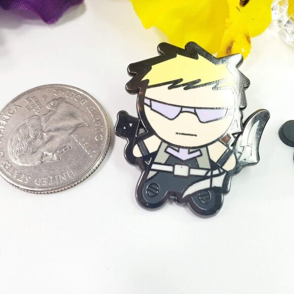 Disney Hawkeye Trading Pin Marvel Avengers Kawaii Art Lapel Pin Brooch Jewelry - Picture 2 of 6